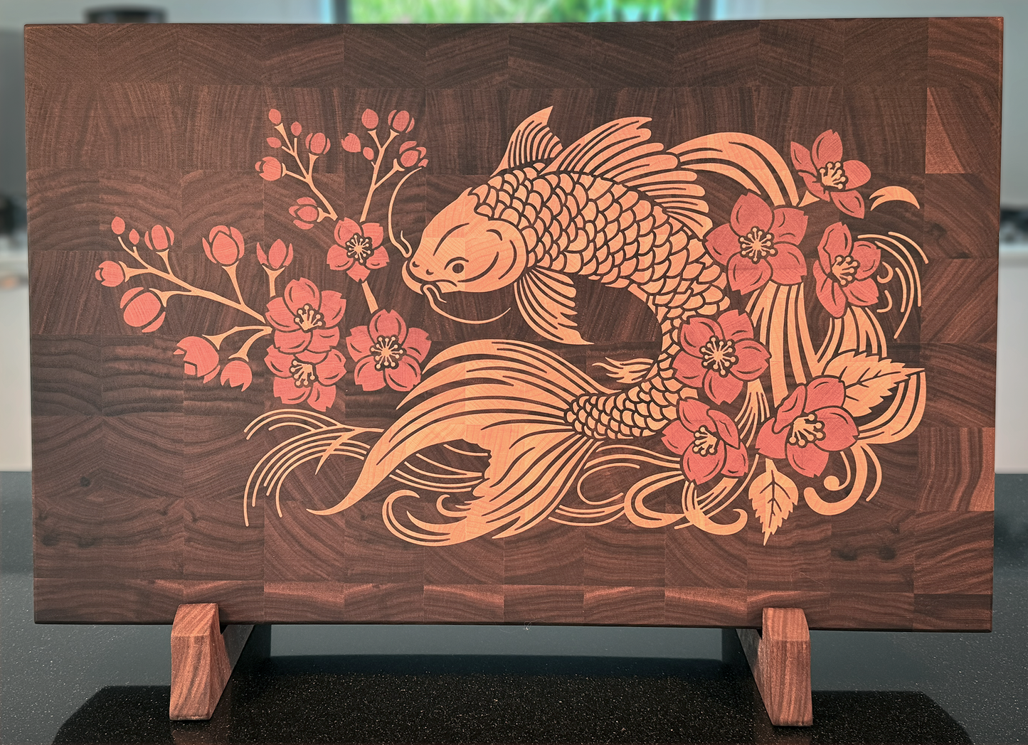 The KOI End Grain Cutting Board