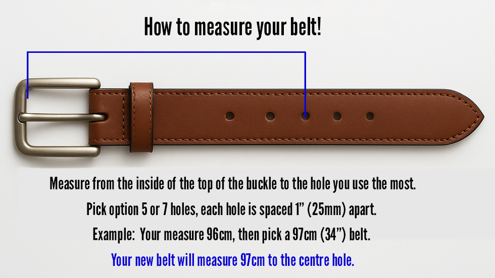 Midgard belt in Italian leather