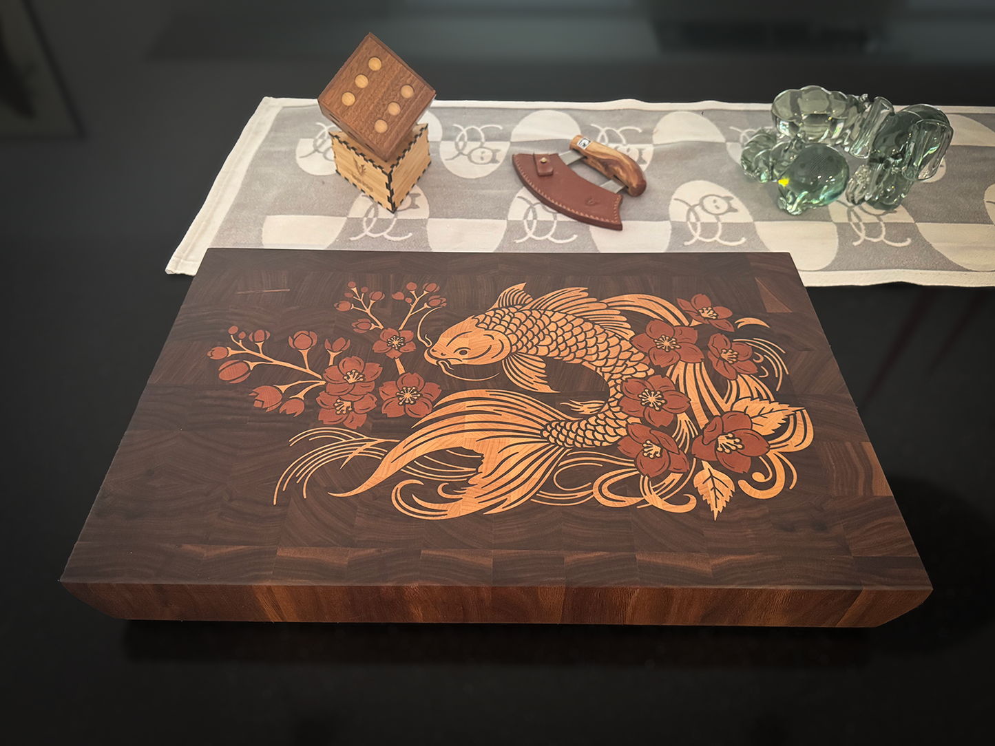 The KOI End Grain Cutting Board