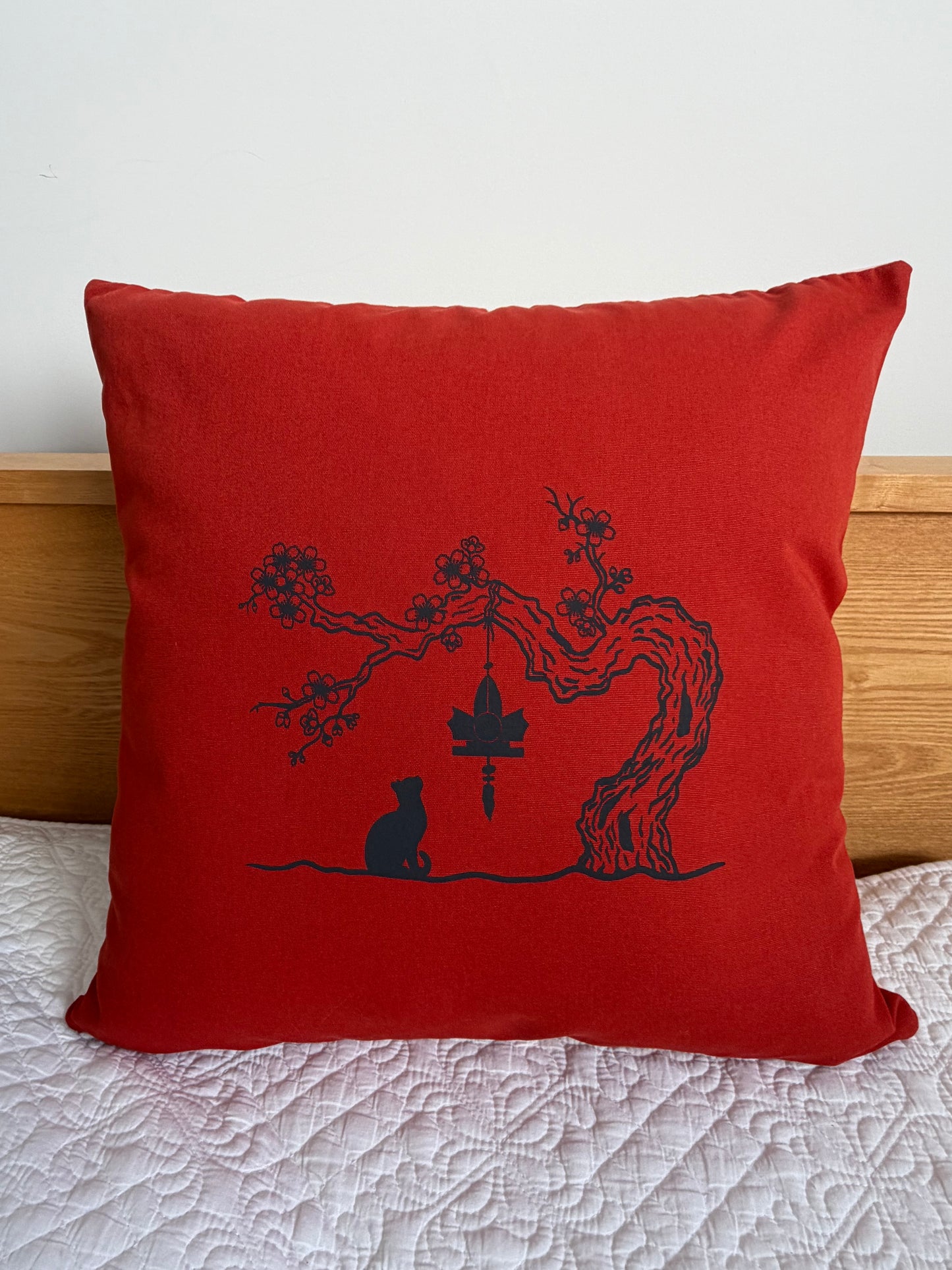 Taido Furin/Goldfish Double Side Print Cushion Cover