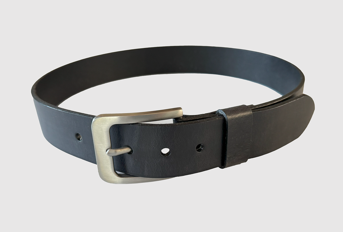 Midgard belt in black English Bridle leather