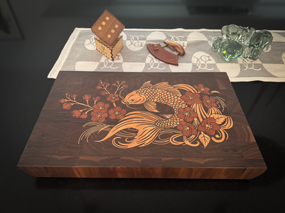 The KOI End Grain Cutting Board