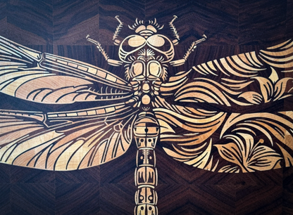 The Dragonfly End Grain Cutting Board